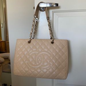 Chanel Caviar Quilted Grand Shopping Tote GST